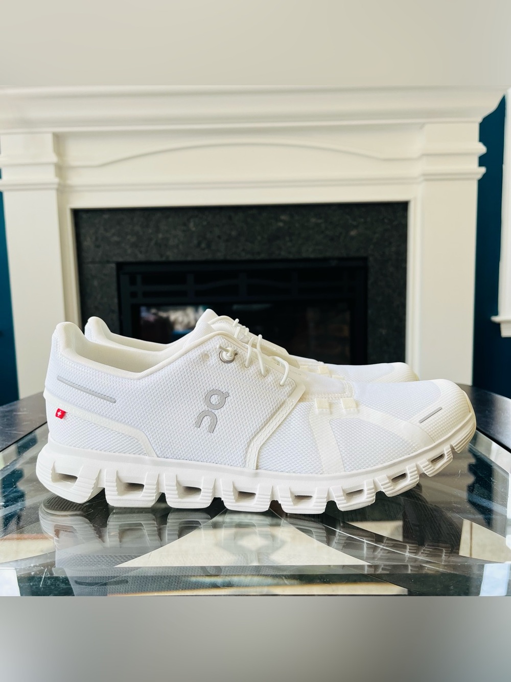 Sz 11 On Cloud 6 Women's Running Shoes All White 3WF10061200